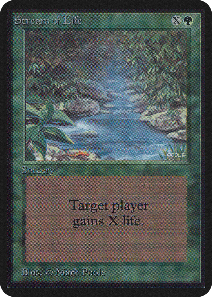 Stream of Life (LEA-) - Limited Edition Alpha