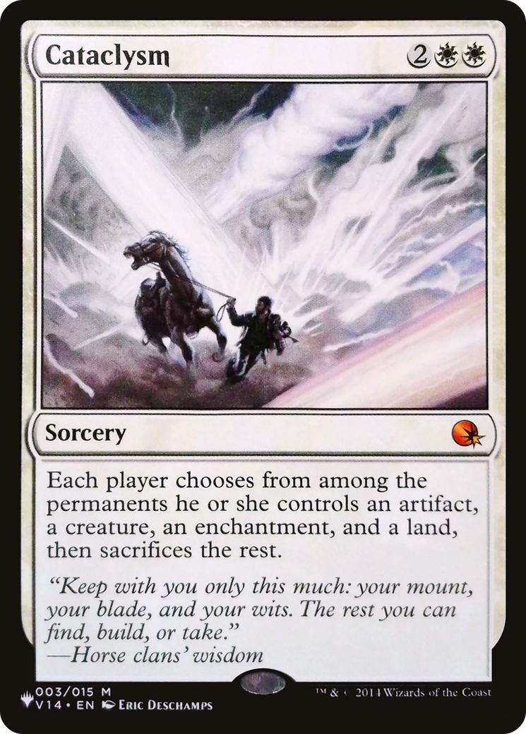 Cataclysm (LIST-V14-3) - The List