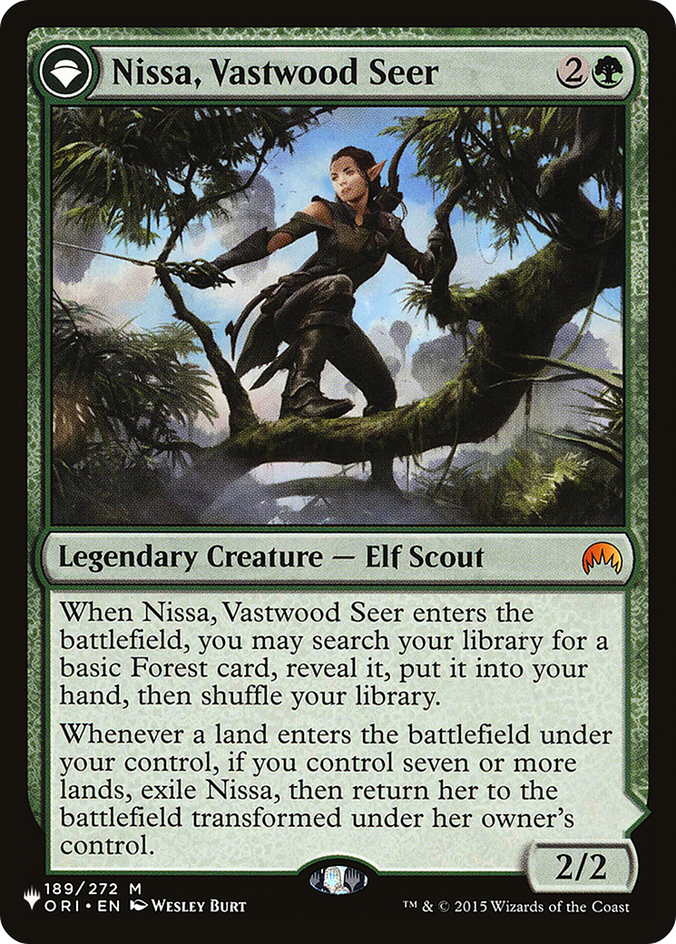 Nissa, Vastwood Seer (LIST-ORI-189) - The List: (originpwdfc)