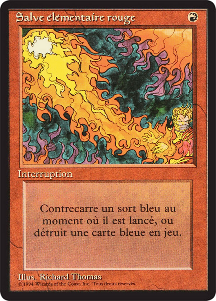 Red Elemental Blast (FBB-) - Foreign Black Border