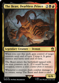 The Beast, Deathless Prince (Surge Foil) (WHO-719) - Doctor Who Foil