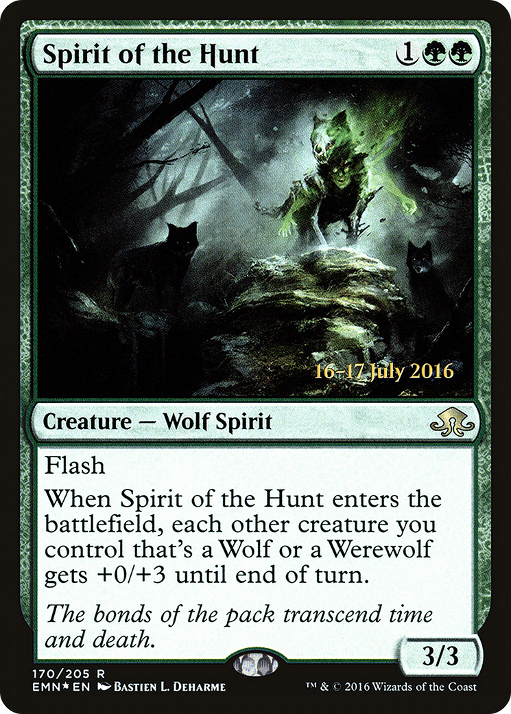 Spirit of the Hunt (PRE-170S) - Eldritch Moon Promos Foil