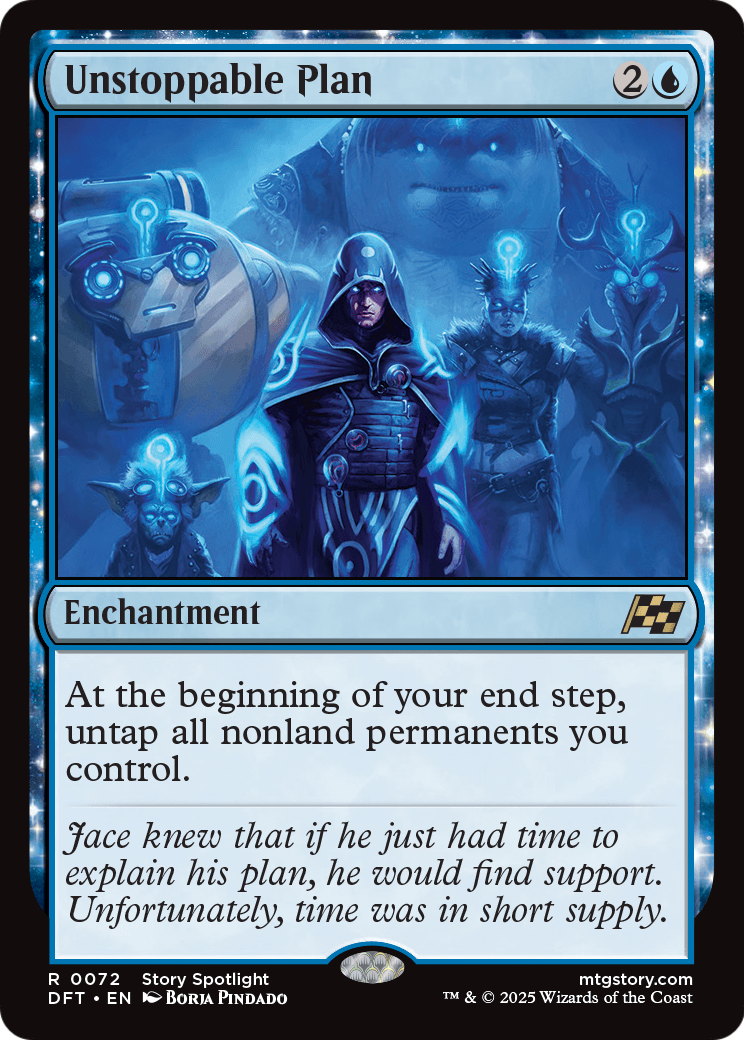 Unstoppable Plan (DFT-072) - Aetherdrift: (enchantment) Foil