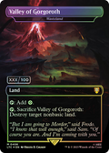 Valley of Gorgoroth - Wasteland (Serial Numbered) (LTC-406) - Tales of Middle-earth Commander / Valley of Gorgoroth (Borderless) Foil