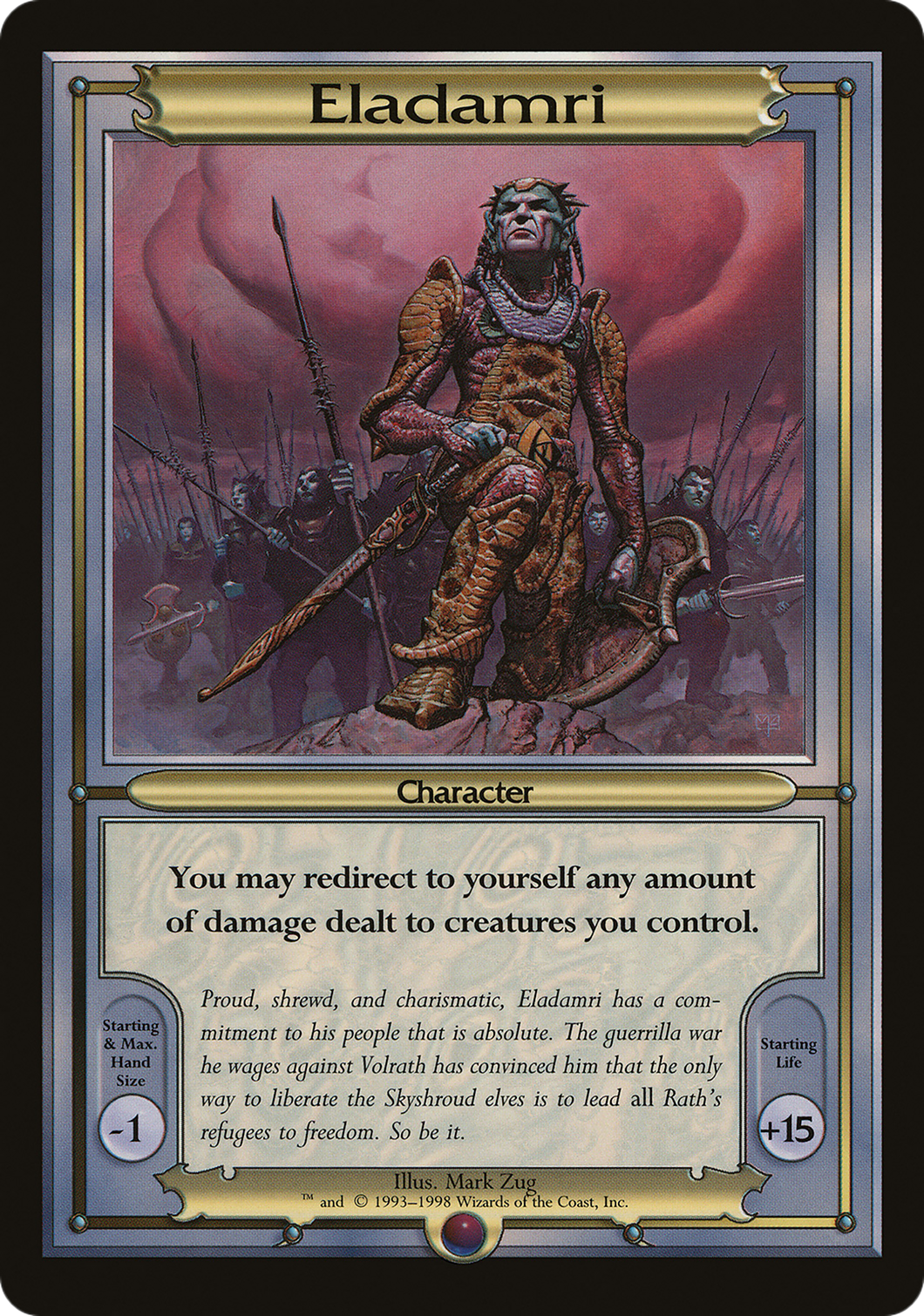 Eladamri (Oversize) (VNG-) - Vanguard Series