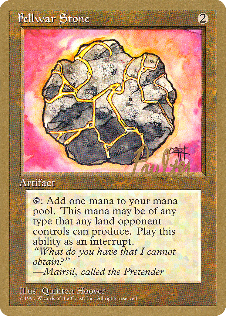Fellwar Stone - 1996 Preston Poulter (4ED) (WCD-) - Pro Tour Collector Set