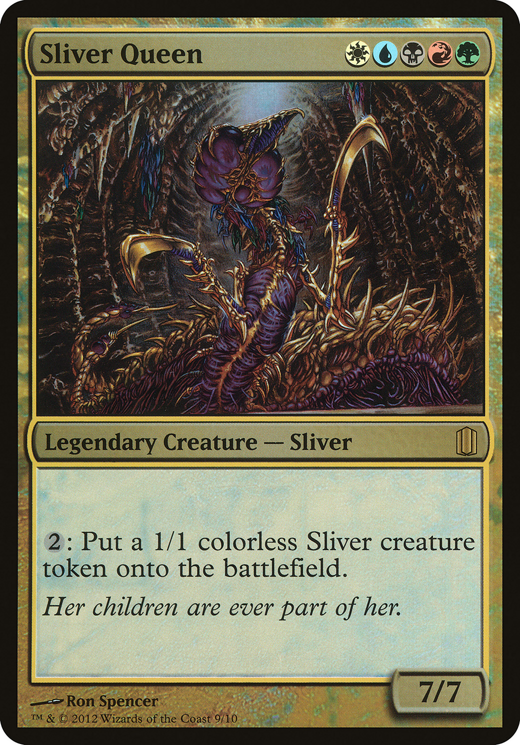 Sliver Queen (Commander's Arsenal) (OVER-) - Commander's Arsenal Oversized Foil