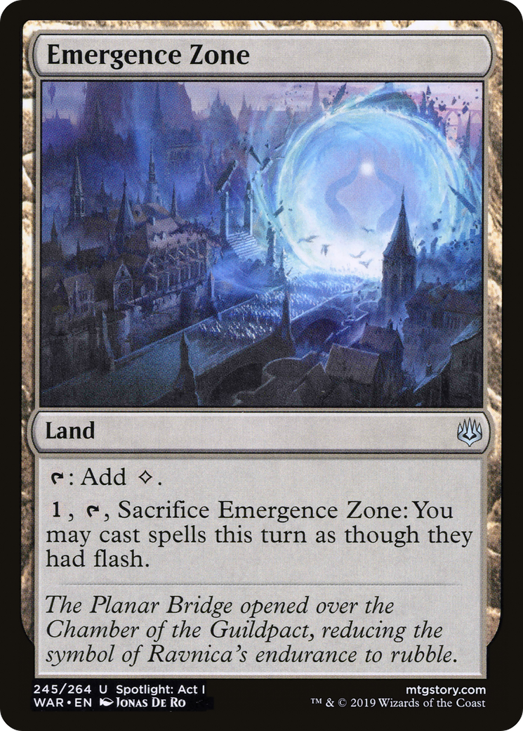 Emergence Zone (WAR-245) - War of the Spark Foil