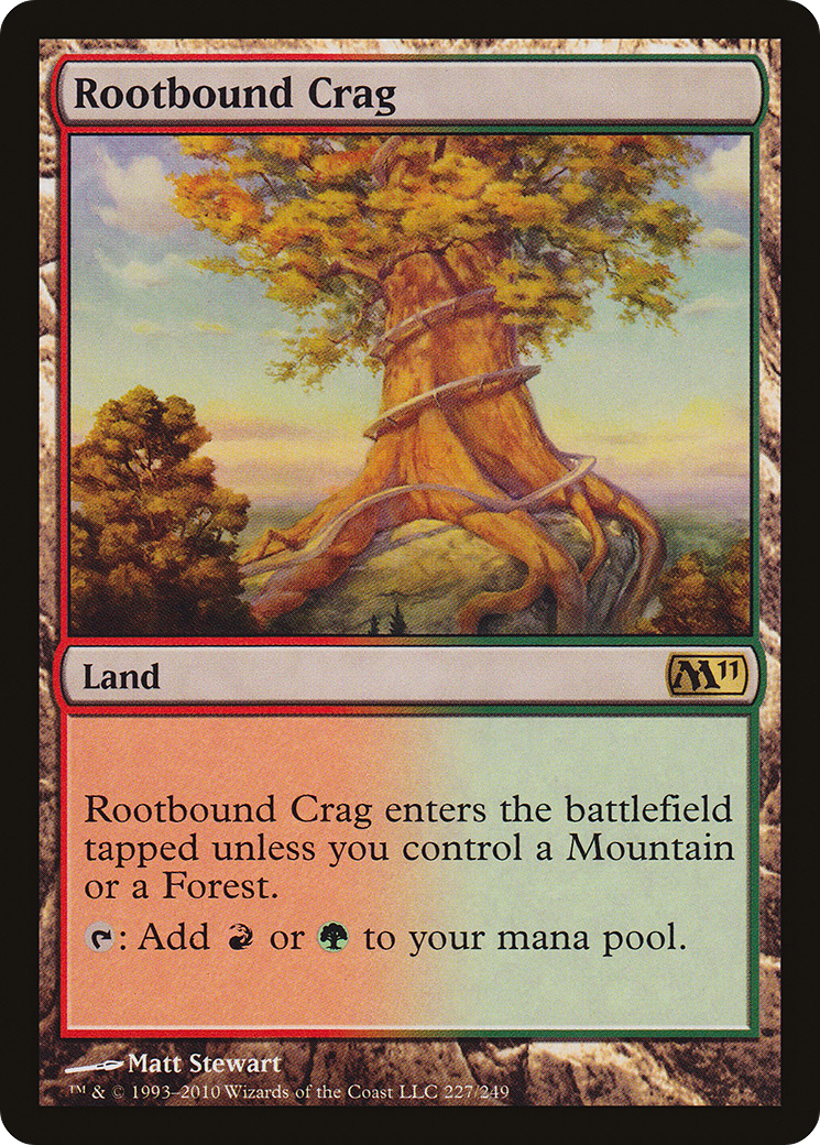 Rootbound Crag (M11-227) - Magic 2011 Foil