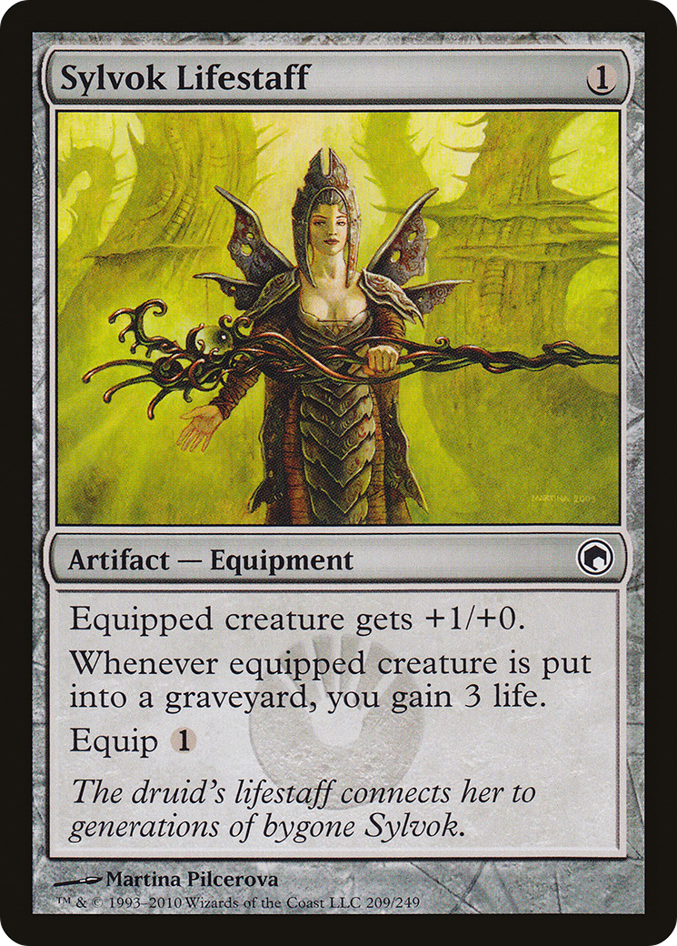 Sylvok Lifestaff (SOM-209) - Scars of Mirrodin