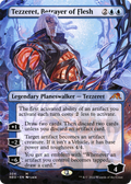 Tezzeret, Betrayer of Flesh (Borderless) (NEO-304) - Kamigawa: Neon Dynasty