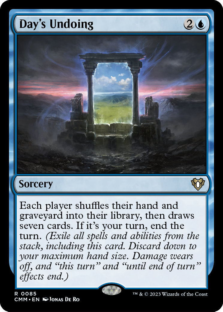 Day's Undoing (CMM-085) - Commander Masters Foil