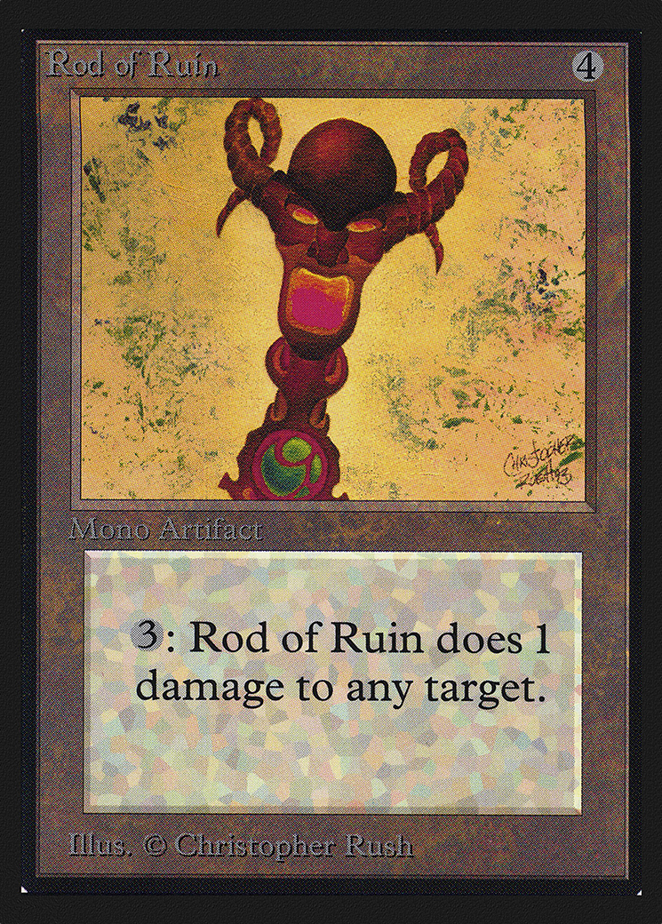 Rod of Ruin (CE) (CED-) - Collectors' Edition