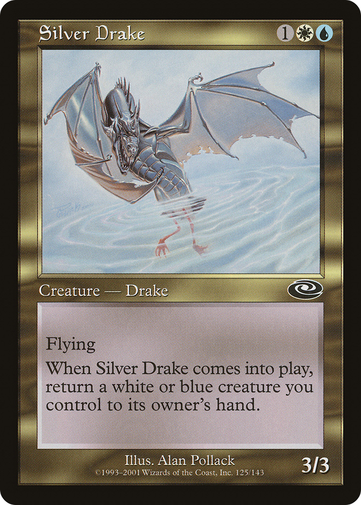 Silver Drake (PLS-125) - Planeshift Foil