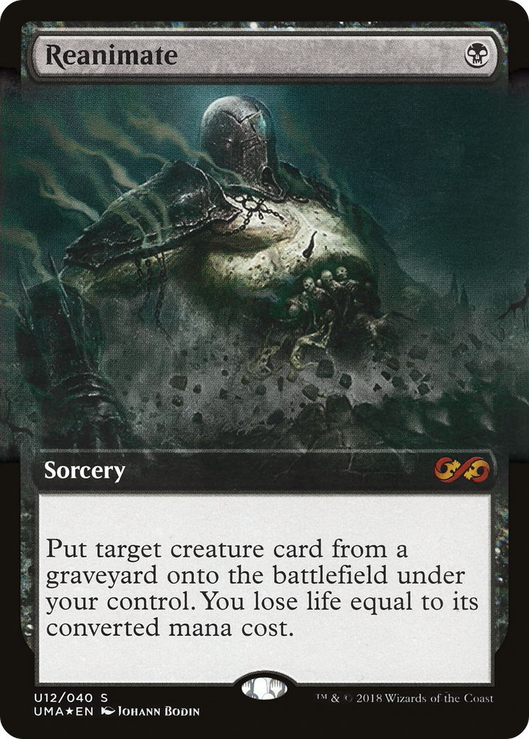 Reanimate (UMA:BT-U12) - Ultimate Box Topper: (Extended Art) Foil