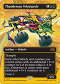 Thunderous Velocipede (Borderless) (First-Place Foil) (DFT-529) - Aetherdrift Foil