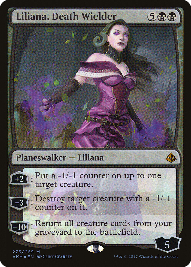 Liliana, Death Wielder (AKH-275) - Amonkhet Foil