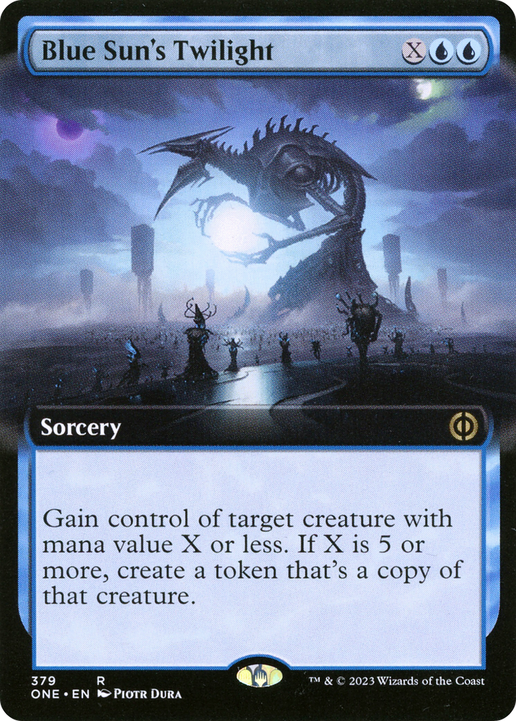 Blue Sun's Twilight (Extended Art) (ONE-379) - Phyrexia: All Will Be One: (Extended Art) Foil