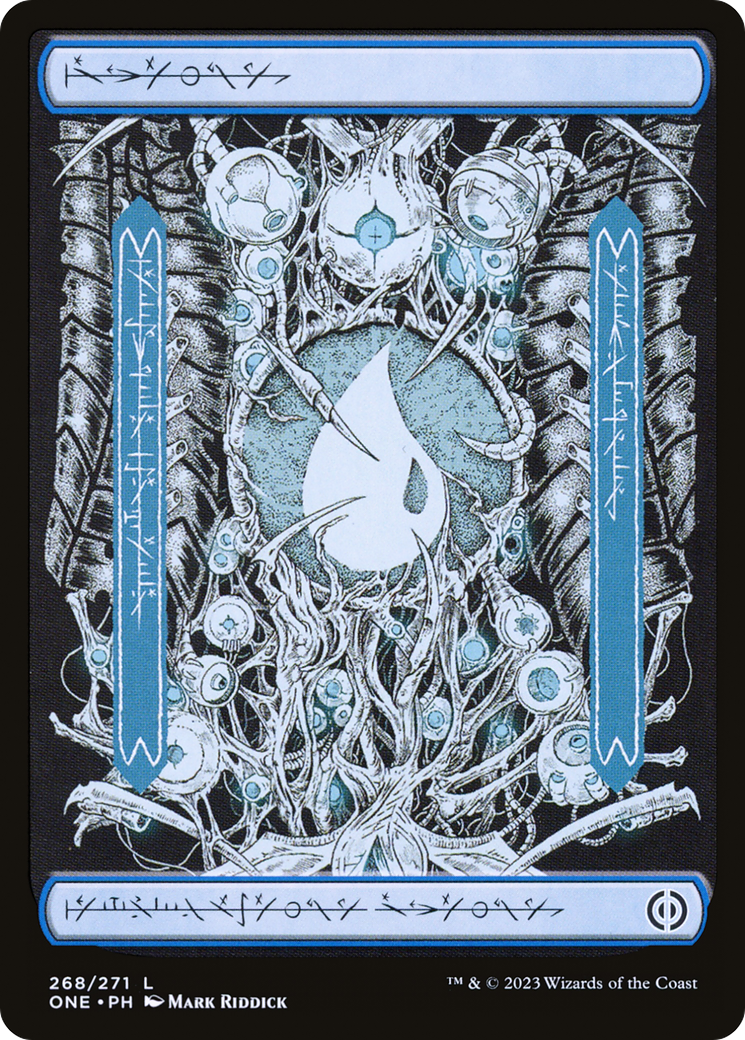 Island (268) - Full Art (ONE-268) - Phyrexia: All Will Be One Foil