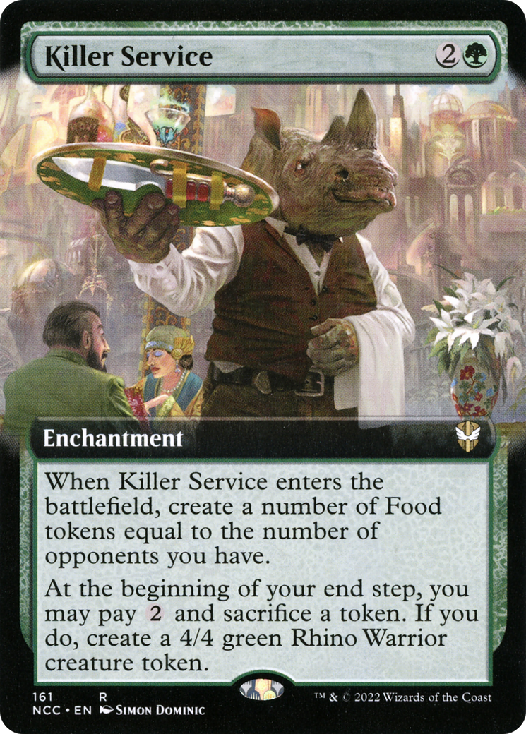 Killer Service (Extended Art) (NCC-161) - New Capenna Commander: (Extended Art)