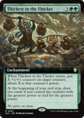 Thickest in the Thicket (Extended Art) (BLC-067) - Bloomburrow Commander: (Extended Art)