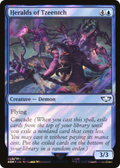 Heralds of Tzeentch (Surge Foil) (40K-023) - Warhammer 40,000 Commander Foil