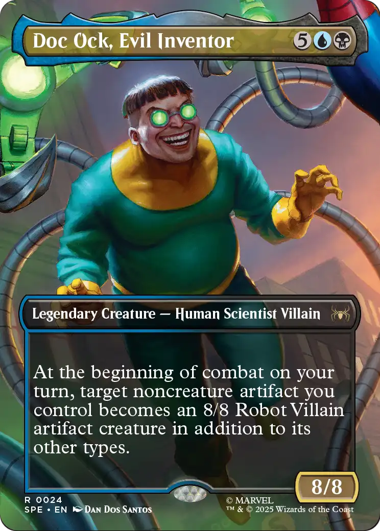 Doc Ock, Evil Inventor (Borderless) (SPE-024) - Marvel's Spider-Man: Eternal-Legal