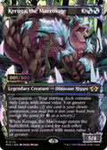 Keruga, the Macrosage (Serial Numbered) (MUL-178) - Multiverse Legends: (Showcase) (Borderless) Foil