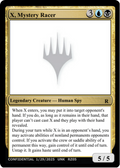 X, Mystery Racer (UNK-) - Un-Known Event Playtest Cards