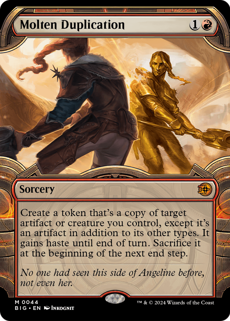 Molten Duplication (Showcase) (BIG-044) - The Big Score: (Showcase) Foil