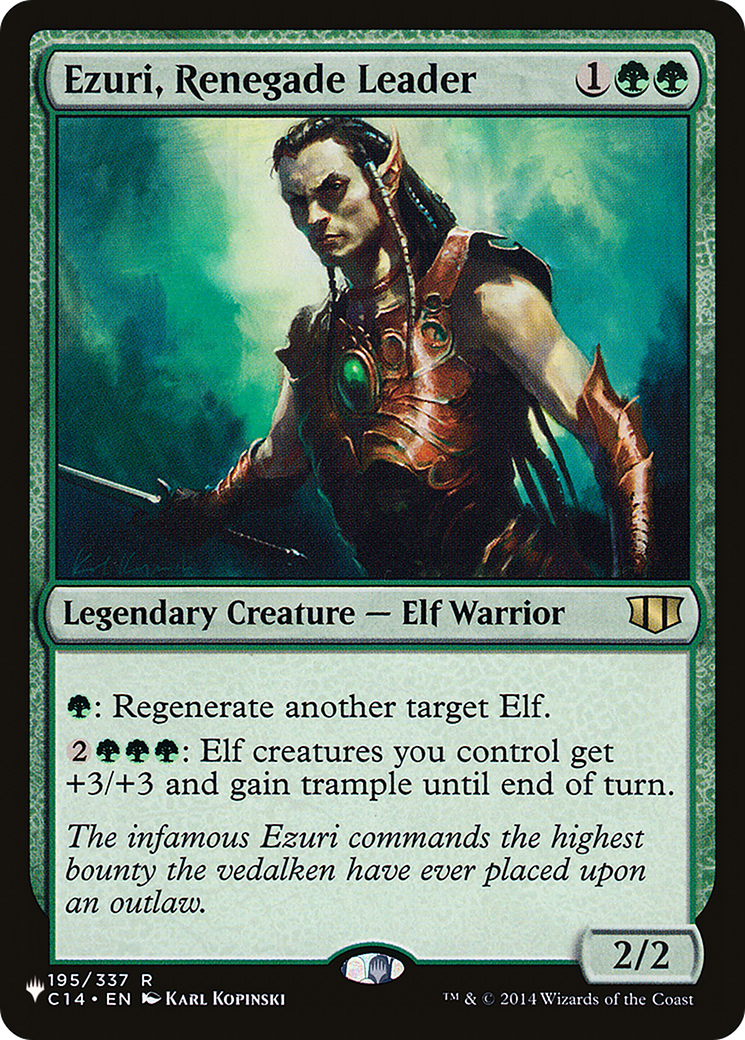 Ezuri, Renegade Leader (LIST-C14-195) - The List
