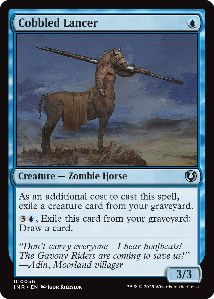 Cobbled Lancer (INR-056) - Innistrad Remastered