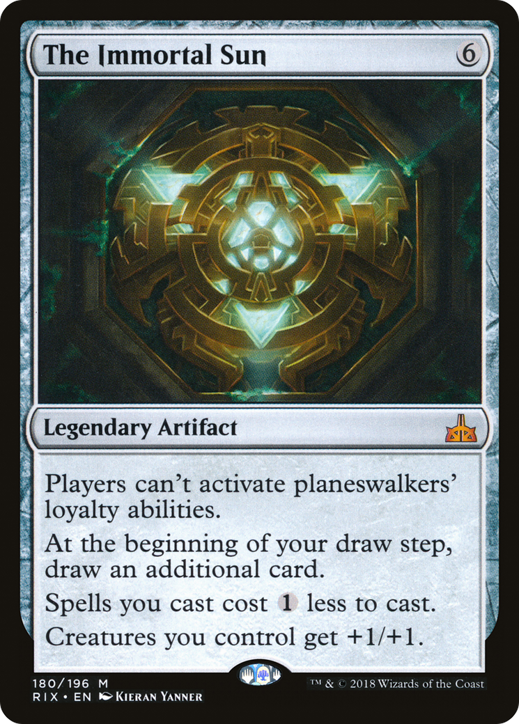 The Immortal Sun (RIX-180) - Rivals of Ixalan Foil