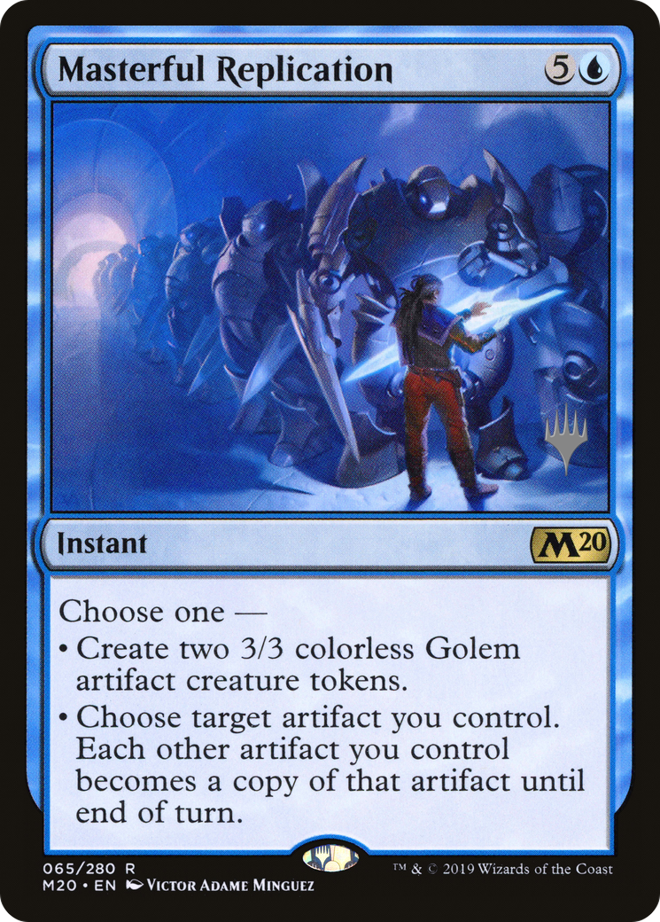 Masterful Replication (PPM20-065) - Core Set 2020 Promos Foil