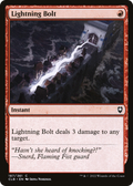 Lightning Bolt (CLB-187) - Commander Legends: Battle for Baldur's Gate Foil