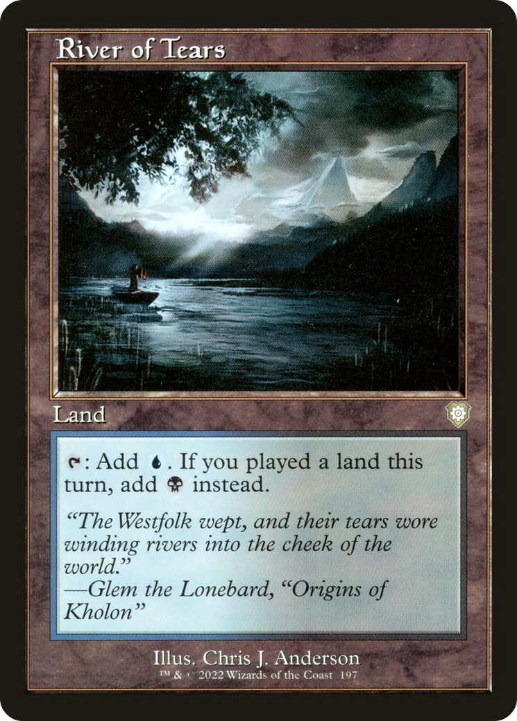 River of Tears (Retro Frame) (BRC-197) - The Brothers' War Commander