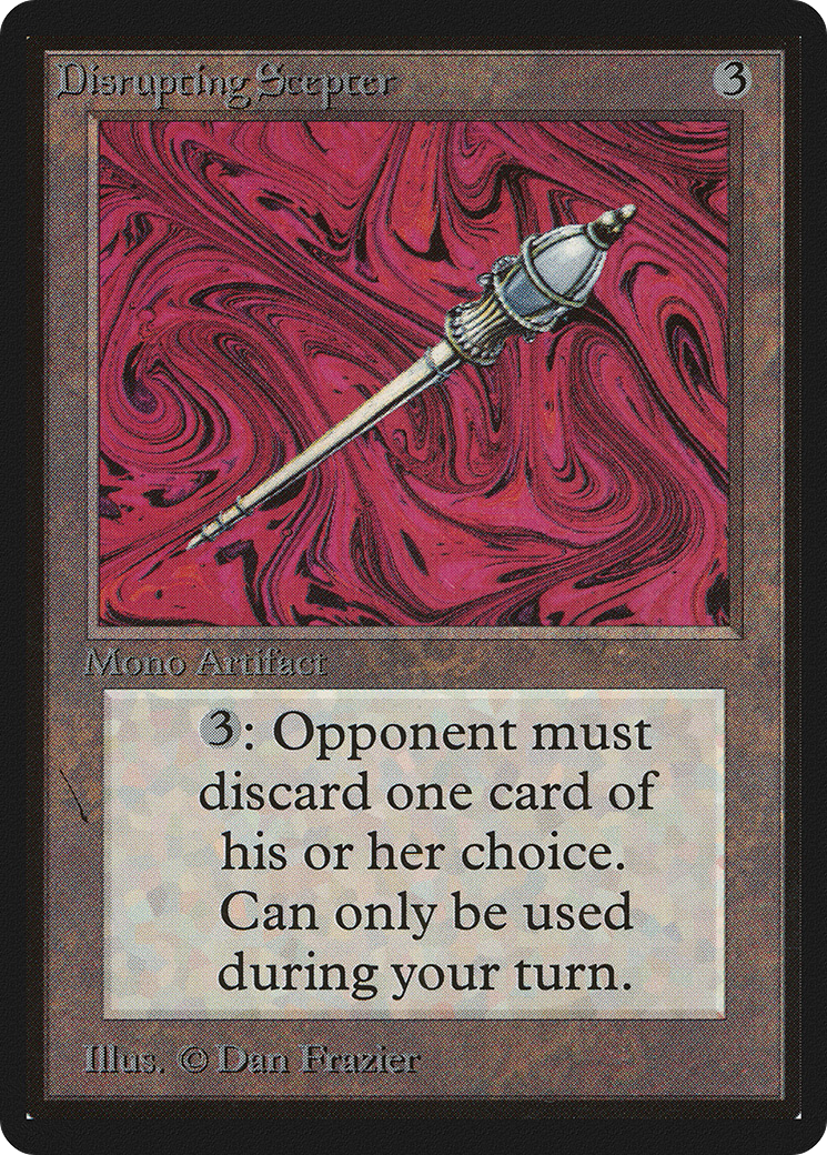 Disrupting Scepter (LEB-) - Limited Edition Beta