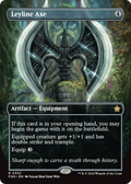 Leyline Axe (Borderless) (FDN-353) - Foundations Foil