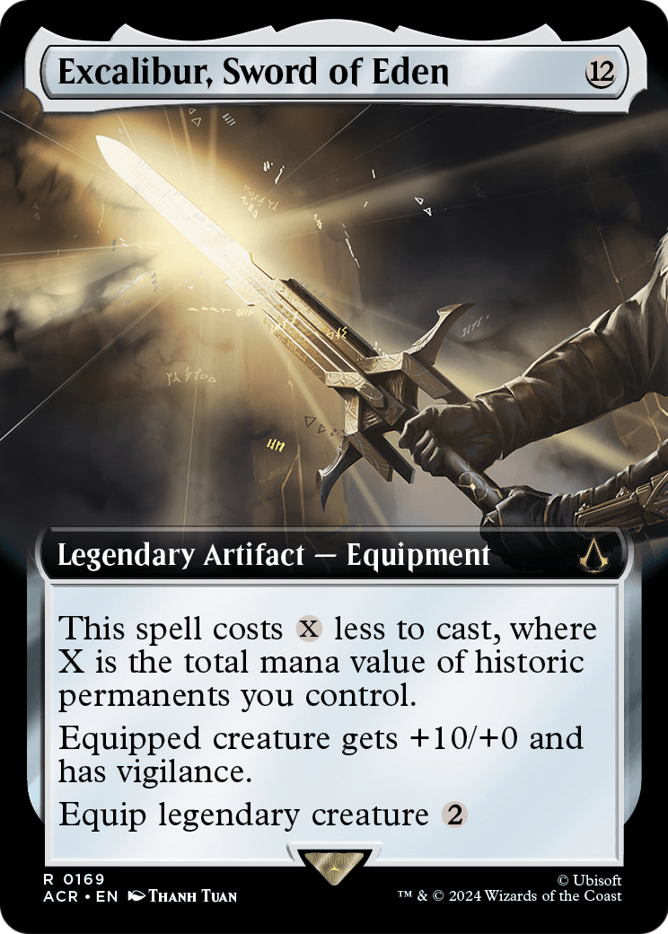 Excalibur, Sword of Eden (Extended Art) (ACR-169) - Assassin's Creed: (Extended Art) Foil