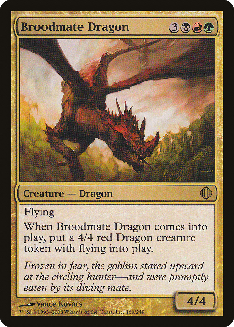 Broodmate Dragon (ALA-160) - Shards of Alara