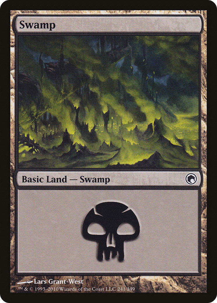 Swamp (241) (SOM-241) - Scars of Mirrodin Foil