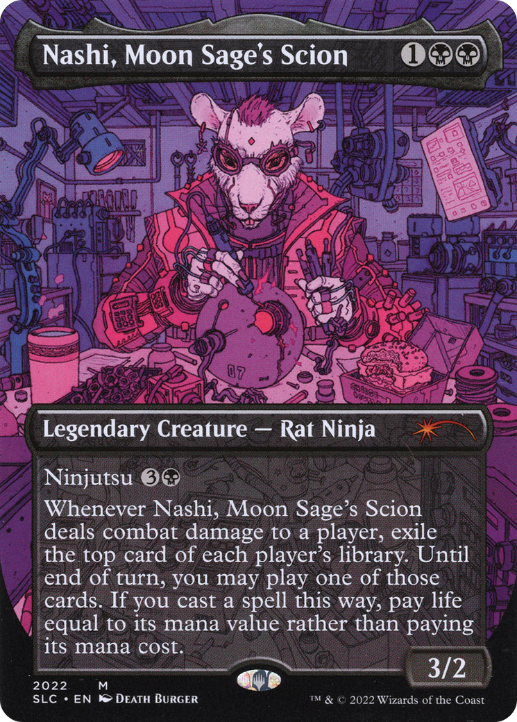 Nashi, Moon Sage's Scion (SLC-2022) - Secret Lair Countdown Kit (Borderless)