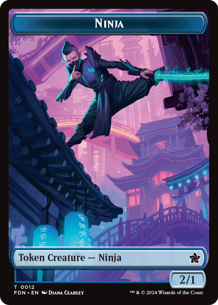 Ninja (TFDN-012) - Foundations Tokens Foil
