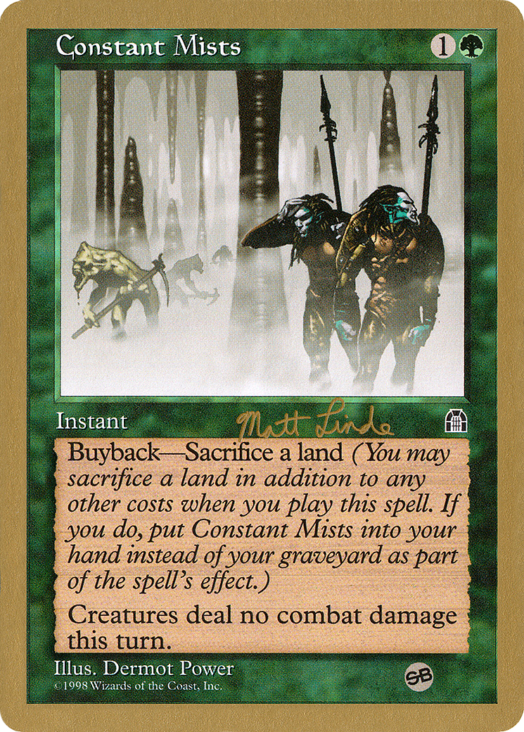 Constant Mists - 1999 Matt Linde (STH) (SB) (WCD-) - World Championship Decks 1999