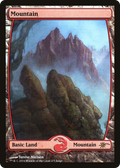 Mountain - Full Art (4) (JDG-004) - Judge Gift Cards 2014 Foil