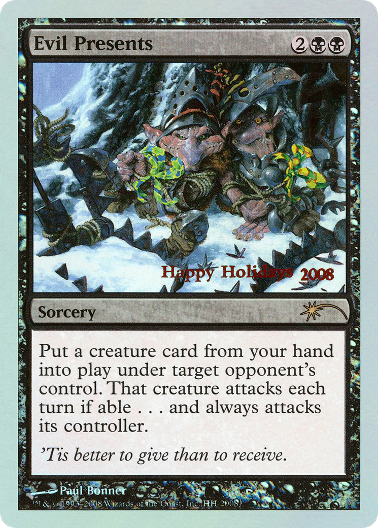 Evil Presents (SPECIAL-2008) - Happy Holidays Foil