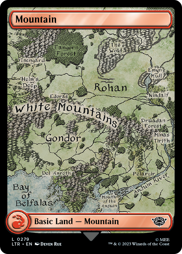 Mountain (0279) (LTR-279) - The Lord of the Rings: Tales of Middle-earth Foil