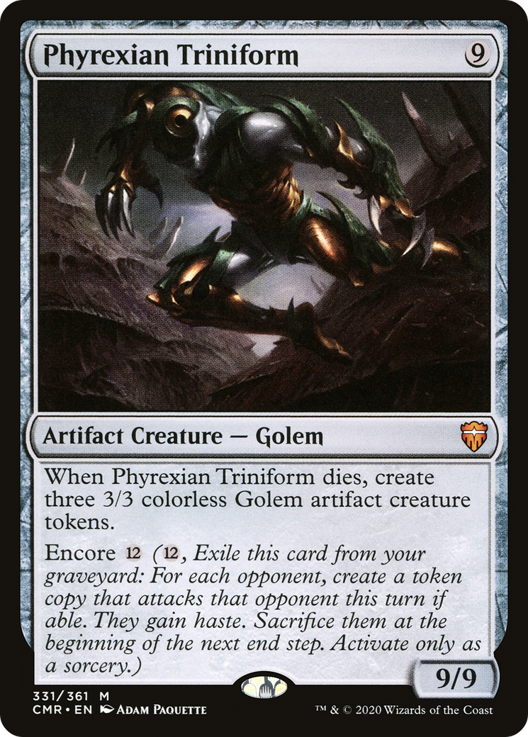Phyrexian Triniform (CMR-331) - Commander Legends