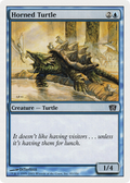 Horned Turtle (8ED-083) - 8th Edition