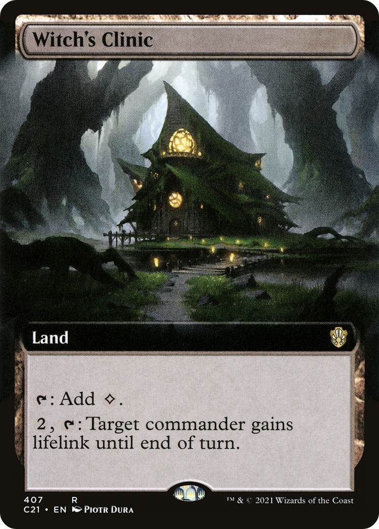 Witch's Clinic (Extended Art) (C21-407) - Commander 2021: (Extended Art)